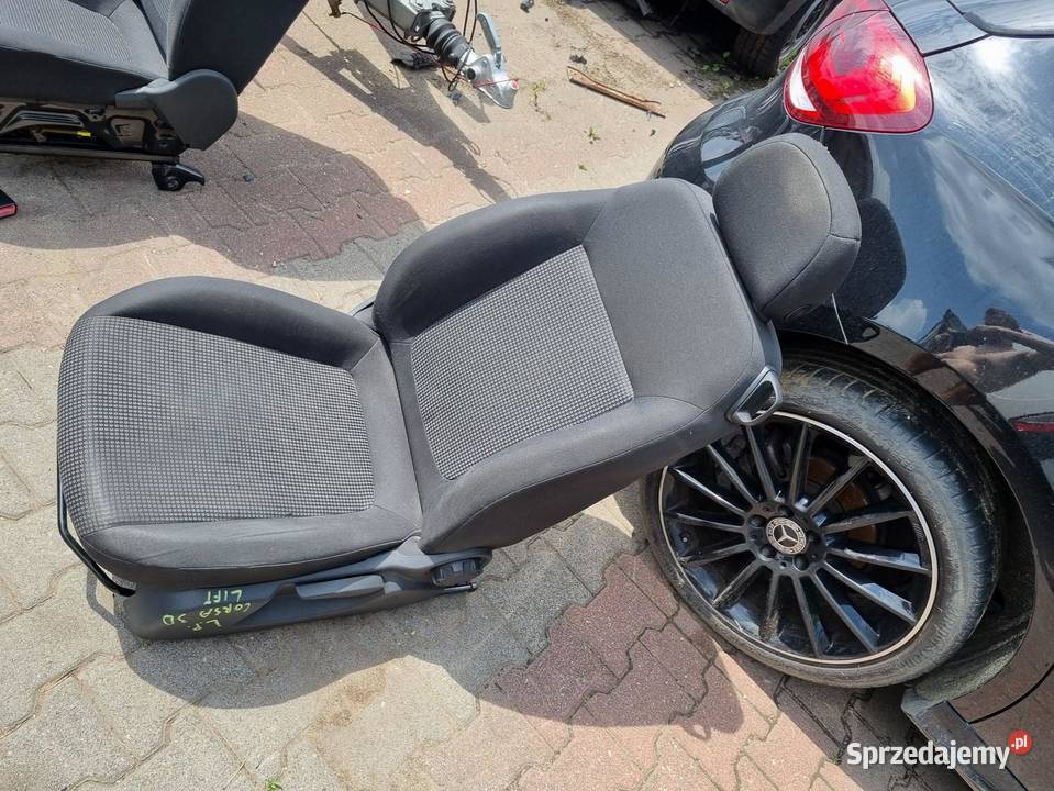 FOTEL LEWY PRZÓD OPEL CORSA D LIFT 3D osobowe wielkopolskie