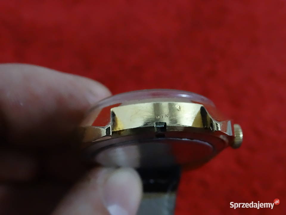 Zegarek POLJOT 17 JEWELS Pozłacany AU 10 Made in Biłgoraj