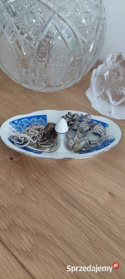 Porcelanowa solniczka pieprzniczka naczynko Mirosławiec