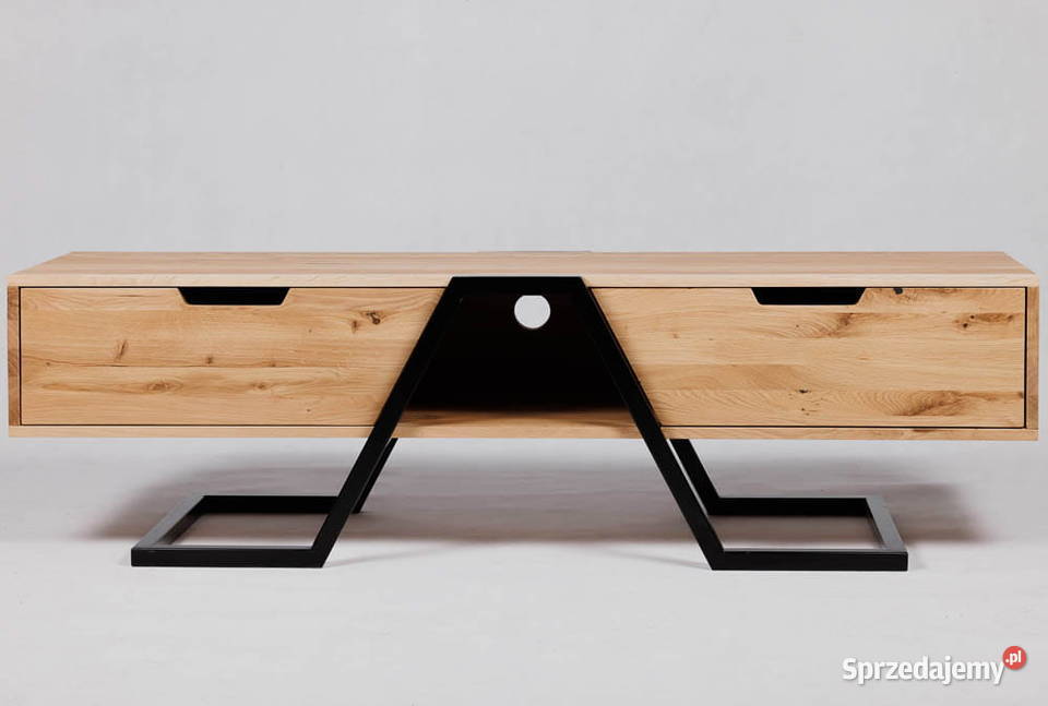 Szafka RTV Loftowa Dębowa NANO RTV Sopot