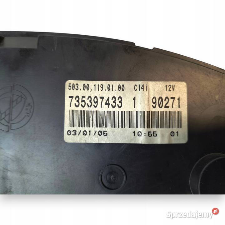 LICZNIK ZEGARY 735397433 Lancia Musa 13 16 19 osobowe Chełm