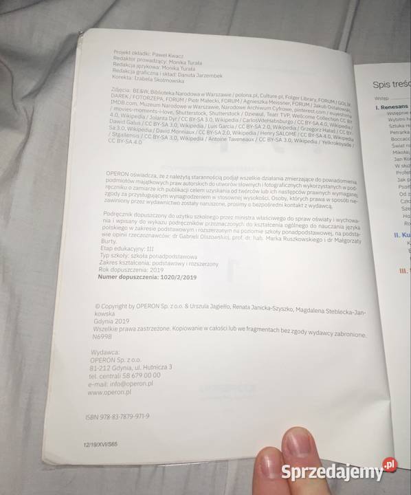 Język polski Operon 1 część 2 zakres podstawowy