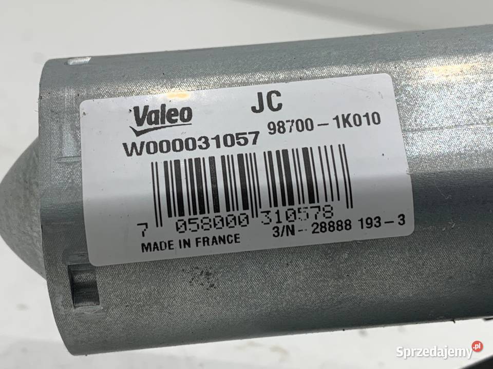 SILNIK WYCIERACZEK TYŁ HYUNDAI ix20 987001K010 Silniki wycieraczek