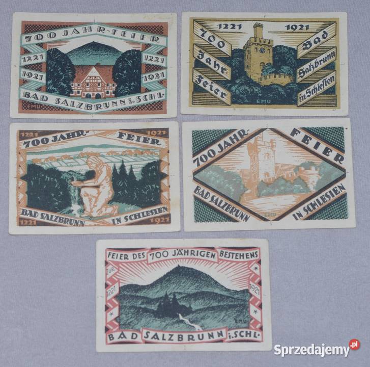 Notgeldy SzczawnoZdrój 1921r 5