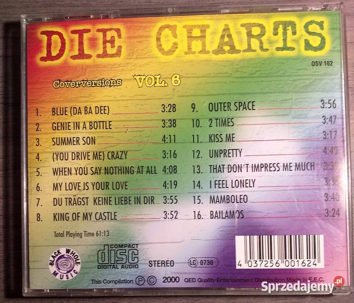 Die Charts Vol6 CD Płyty i kasety Opole