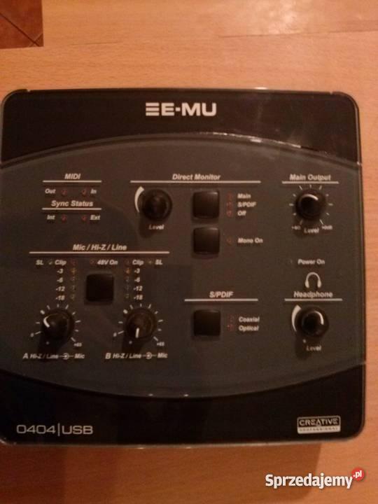 EMU 0404 usb Interfejs audio Interfejs MIDI Warszawa