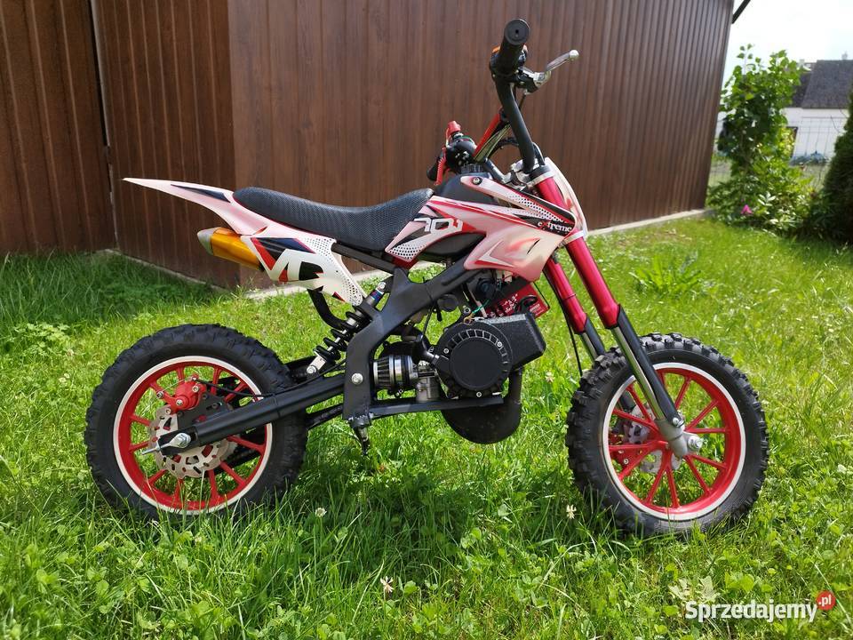 Mini cross Pitbike 2t 50ccm - łany stan rozrusznik