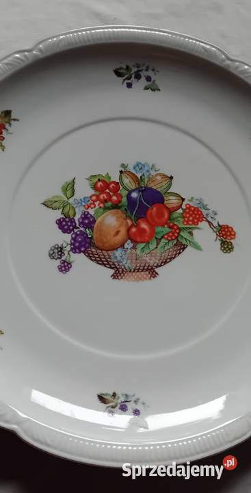 Patera Chodzież fason Szczecin dekor owocowy art