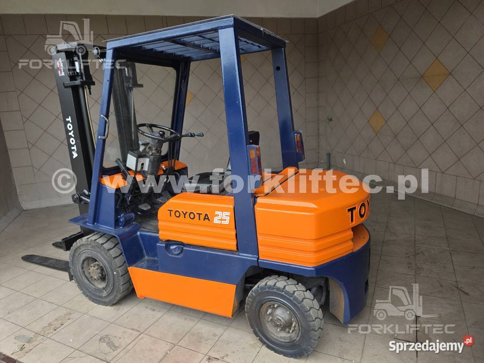 Wózek widłowy TOYOTA 5FD25 TOYOTA 5FDF25 widlak Mysłowice sprzedam
