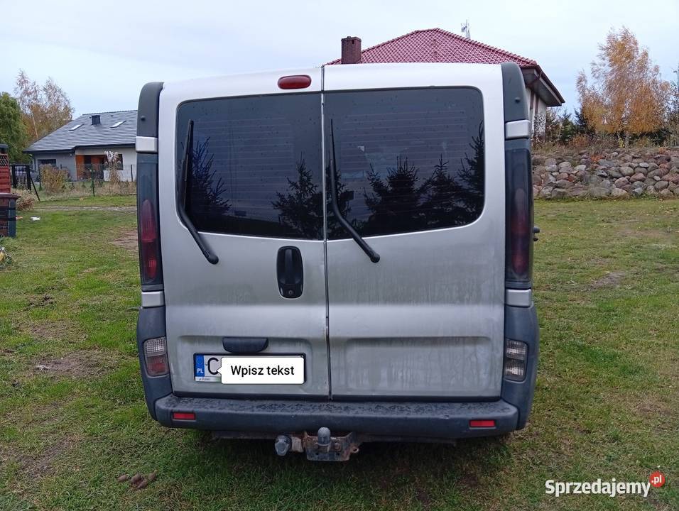 Opel Vivaro 19dci 8osób klimatyzacja Rok produkcji 2002 Vivaro kujawsko-pomorskie Bydgoszcz