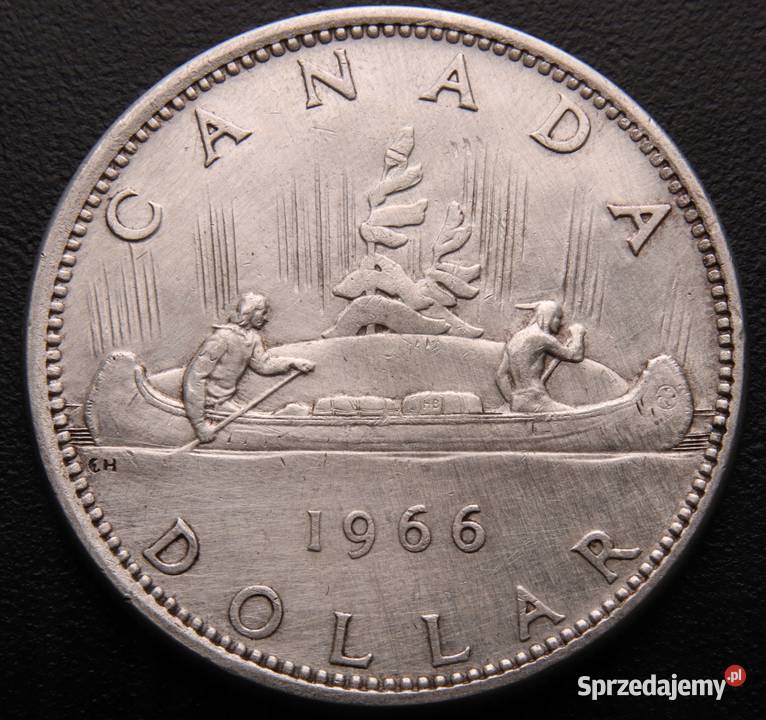 MONETA CANADA ONE DOLLAR 1966 k85
