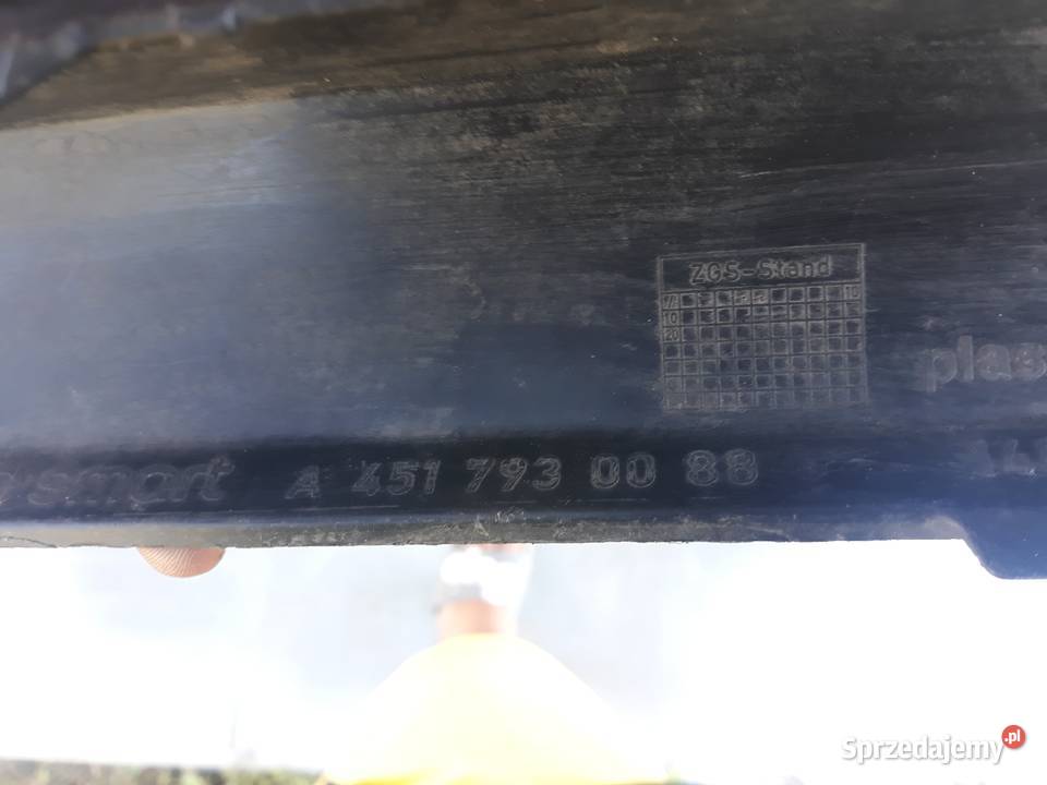 SMART FORTWO 451 DOKŁADKA SPOILER ZDERZAKA PRZÓD Karoseria Międzychód