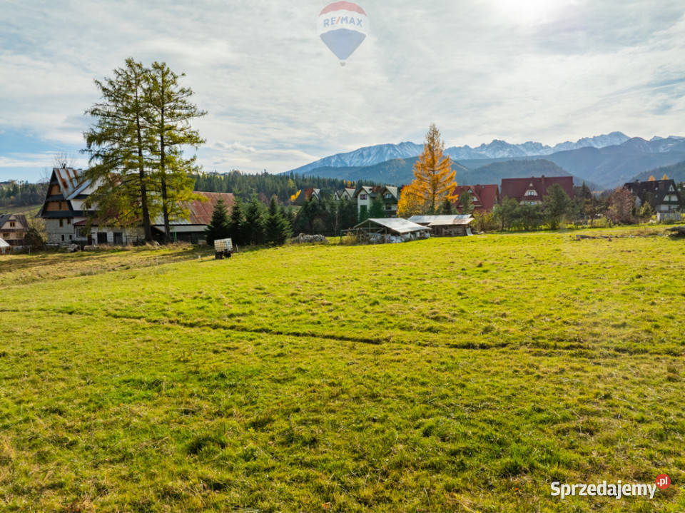 Widokowa działka Zakopane Mrowce II budowlana małopolskie