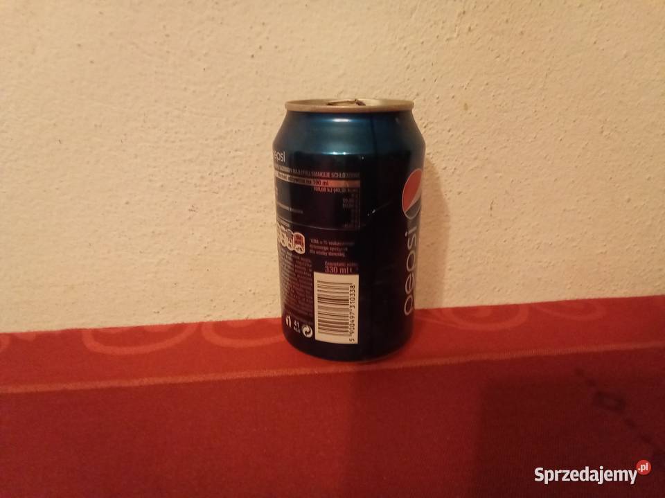 Pusta puszka kolekcjonerska Pepsi Michael Warszawa