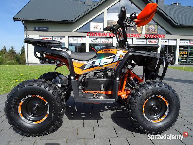 MINI QUAD ASIX EM106 1000W POMARAŃCZOWY 1000cm3 Pozostałe Głogoczów sprzedam