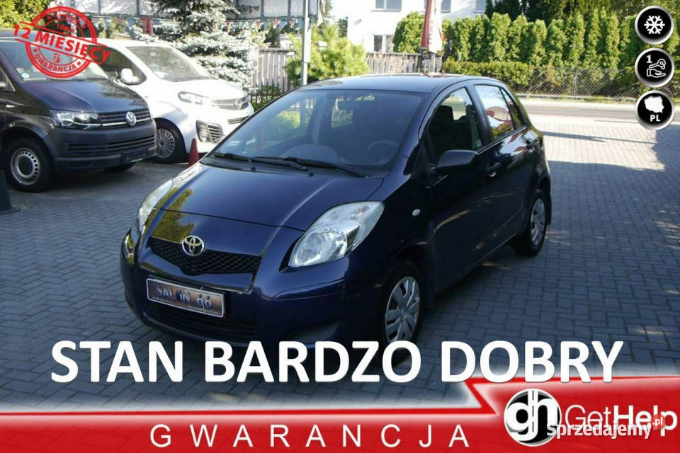 Toyota Yaris Salon Polska Stan b klima bez rdzy ASR (kontrola trakcji) Częstochowa
