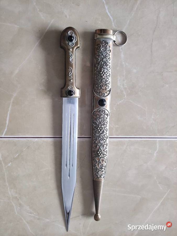 Duży Kindżał Kaukaski KAMA 505 575g Mosiądz Janów Lubelski