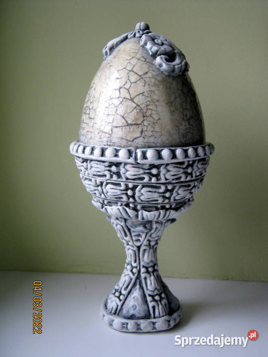 Jajko Ozdobne XXL Stroik Wielkanocny Rękodzieło Kraków