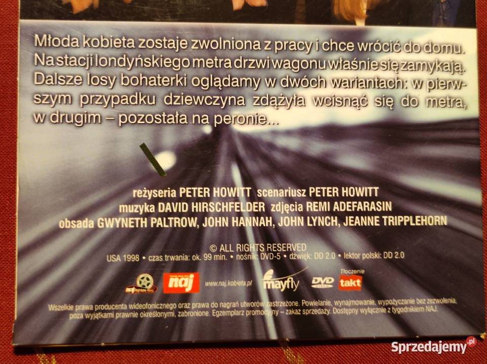 1998 lektor Przypadkowa dziewczyna Bounce Filmy Kielce