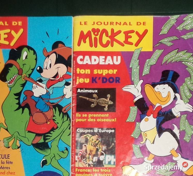 3x Le journal de Mickey Kaczor Donald Duck Walt Disney