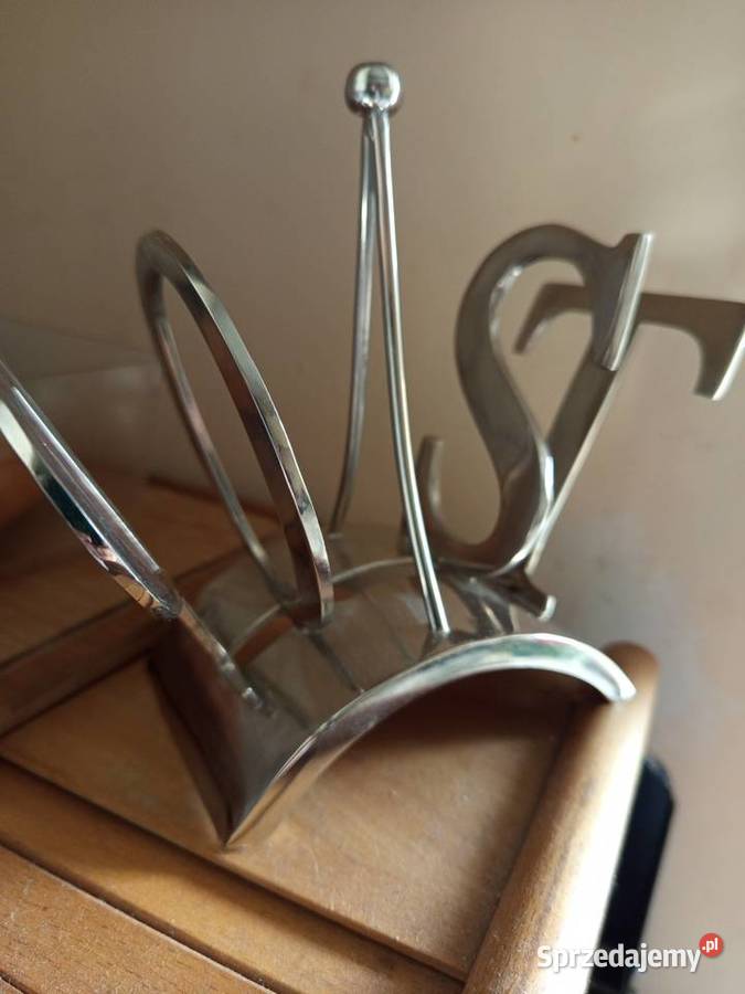 Stojak do tostów Nowy Angielski metalchrom NOEY Warszawa