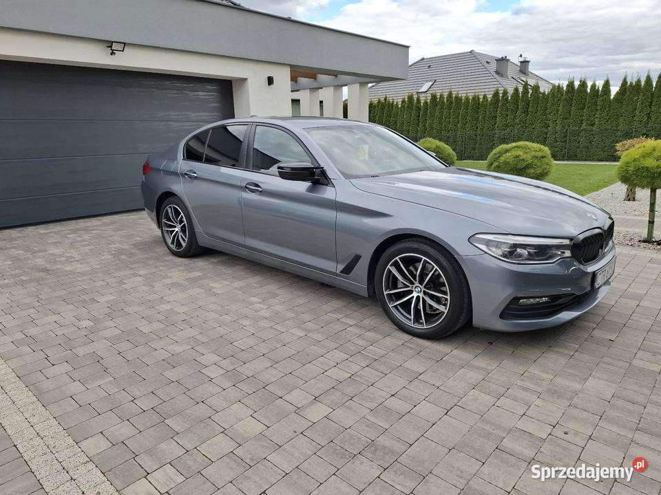 BMW G30 520d 190 Shadow line Rej 2018 aluminiowe felgi Toruń
