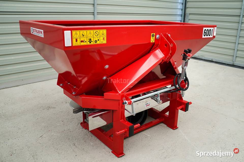 Rozsiewacz dwutarczowy jednozasypowy Tytan 600 Tajęcina