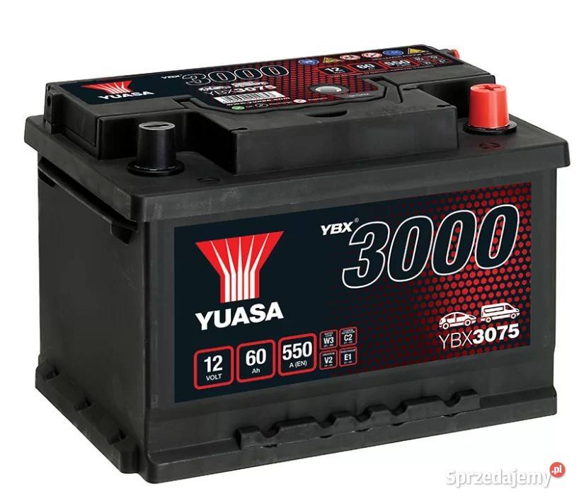 Akumulator Yuasa Standard 12V 60Ah 550A Prawy Lublin sprzedam