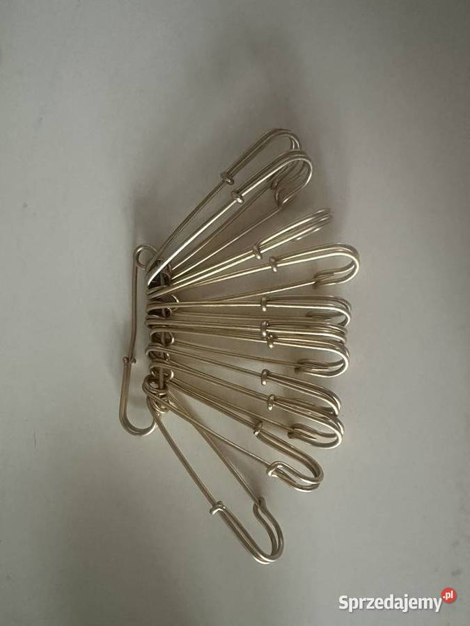 Broszka agrafka zapięcie do szala komplet 12 Pozostałe Łódź