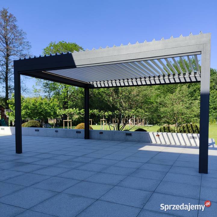 PERGOLA ELEKTRYCZNA Z DACHEM ZWIJANYM Zadaszenie Marki