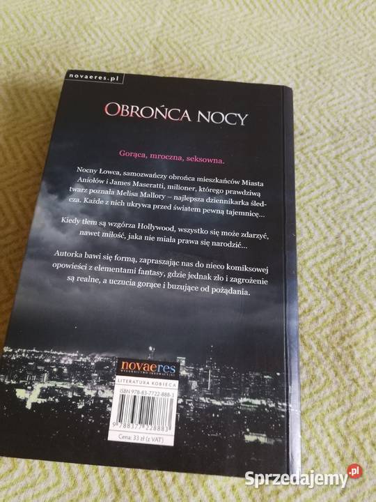 Książka Obrońca nocy Agnieszka LingasŁoniewska Szczecin