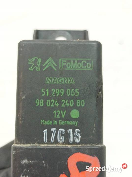 PRZEKAŹNIK ŚWEC ŻAROWYCH 9802424080 16 HDI