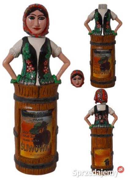 Butelka ozdobna ŚLIWOWICA małopolskie Szczawa