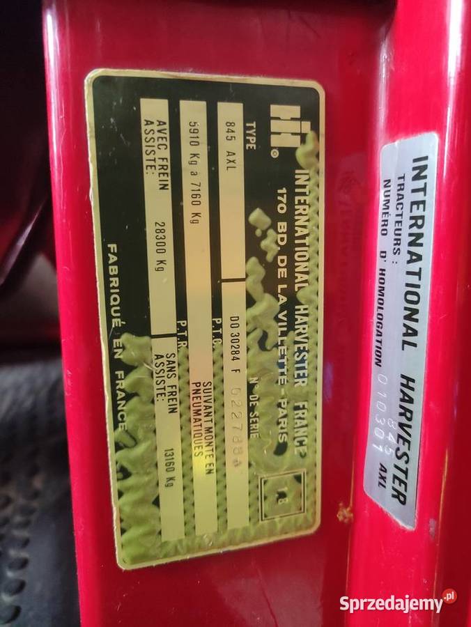 Case 845 xl lubelskie Blinów Pierwszy