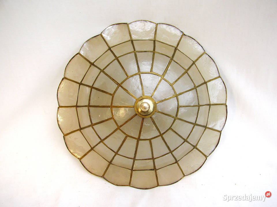 Plafon Lampa Sufitowa Kinkiet Klosz łuska Plafony Szczecinek sprzedam