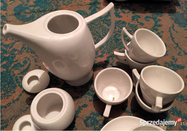 Serwis do herbaty 6os PRL Zastawa stołowa dolnośląskie Góra