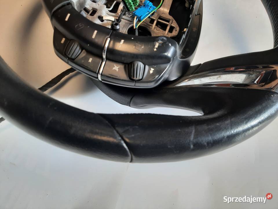 Citroen C4 skórzana Kierownica ładna sterowanie