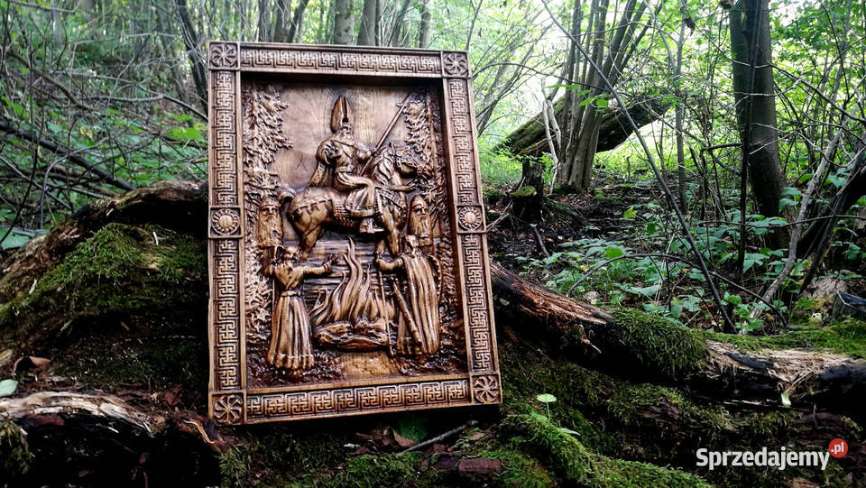 Swaróg Swarog Mitologia słowiańska Płaskorzeźba Jasienica Rosielna