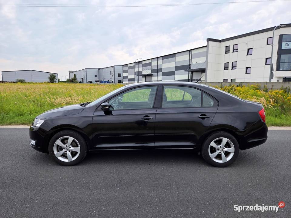 Skoda RAPID 16 TDI 115 Style czarny mazowieckie Janki sprzedam