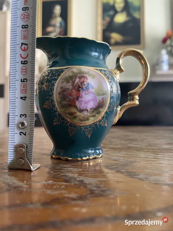 Ceramiczny dzbaneczek na mleko Bawaria Wyposażenie wnętrz