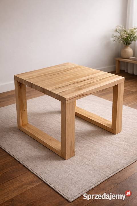 Stolik Bukowy kawowy drewniany 40cm Brodnica