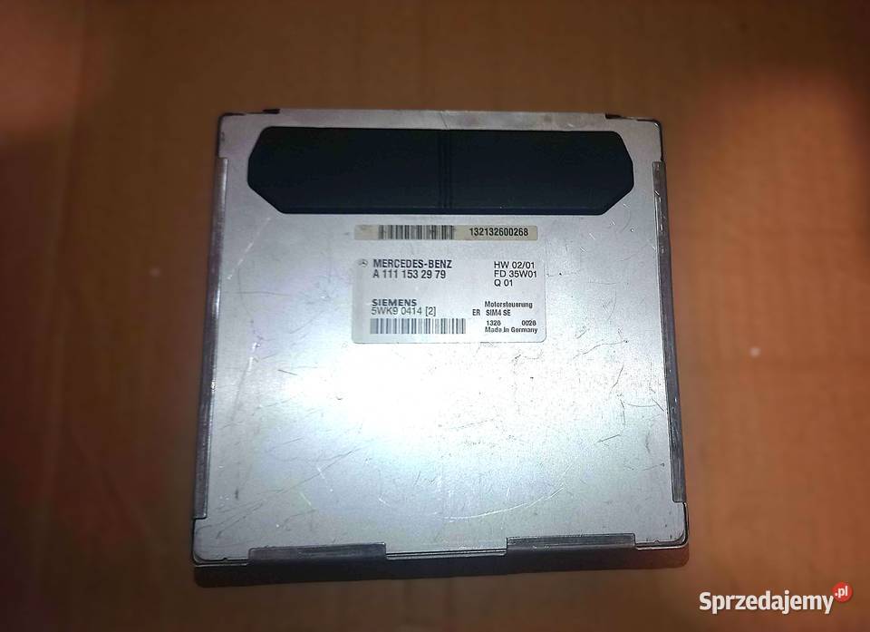 Sterownik Silnika Mercedes W203 A1111532979 Czujniki i sterowniki Łaszczów