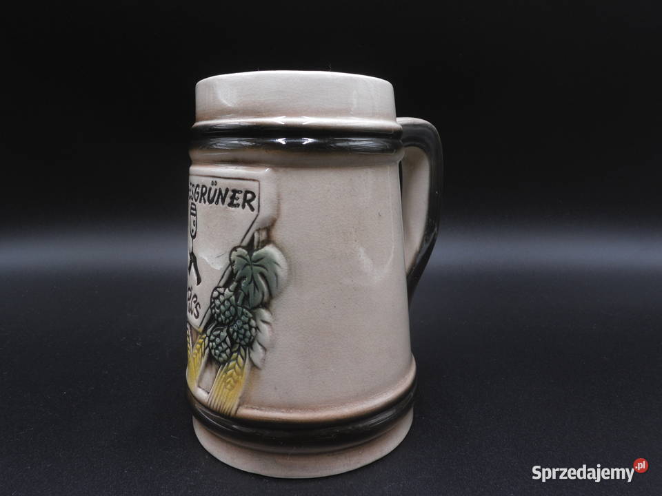 Kufel ceramiczny Antyki, Sztuka, Kolekcje Raszków sprzedam