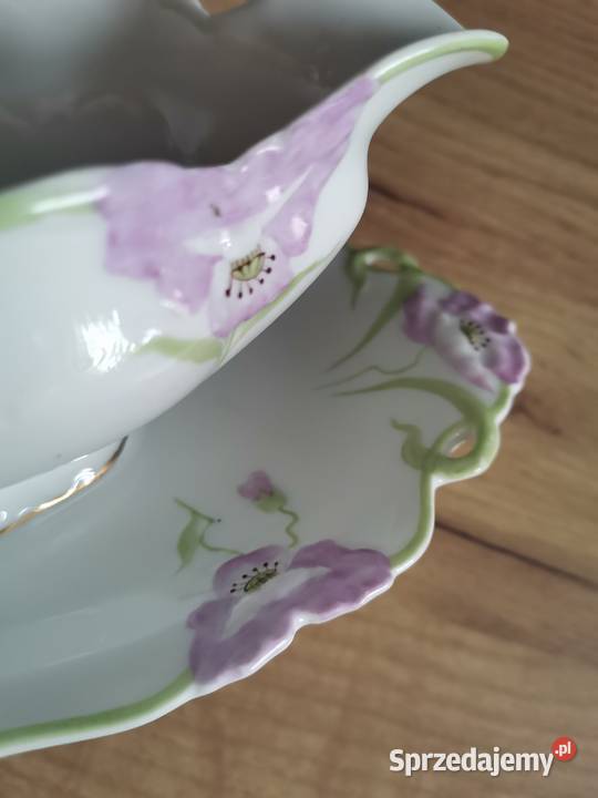 Stara przedwojenna porcelana unikatowa sosjerka sprzedam