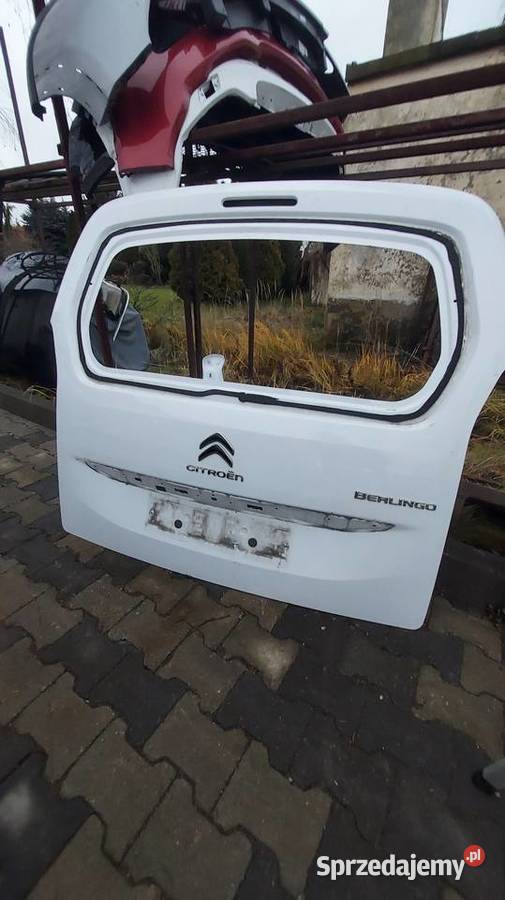 Citroen BERLINGO 2024 klapa tył biała w idealnym dolnośląskie Jelenia Góra