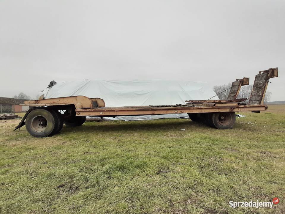 Przyczepa niskopodwoziowa laweta T035 POM Śrem Piotrków Trybunalski