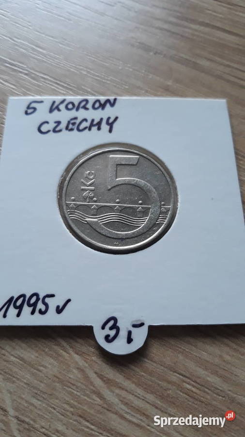 5 Koron Czechy 1995 r Konin sprzedam