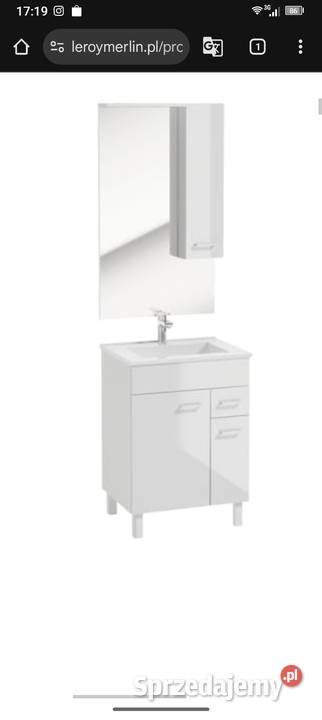 Szafka z lustrem i oświetleniem Miłoszewo