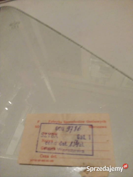 szyba trójkątna w drzwi warszawa 223 osobowe Części samochodowe sprzedam