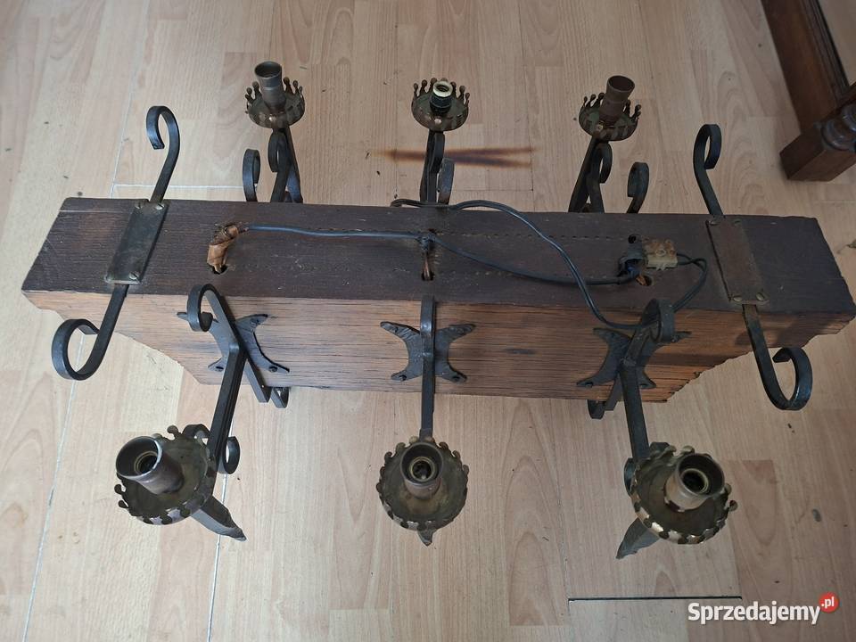 Stary żyrandol małopolskie Nowy Sącz